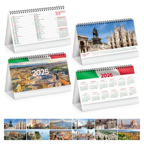 Calendario da tavolo Città d'Italia